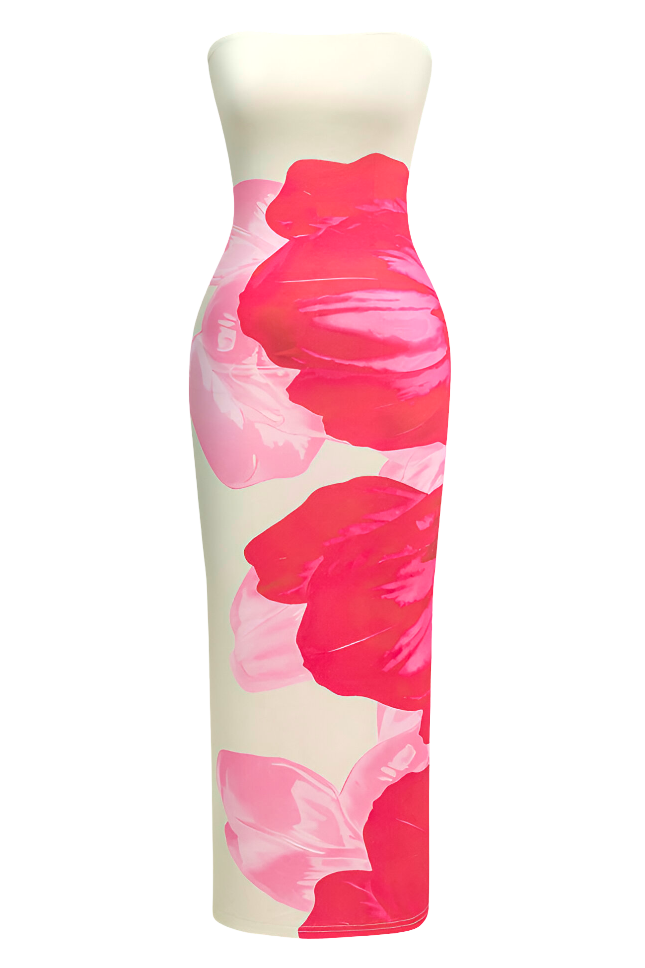 Mira™ - Vit Klänning