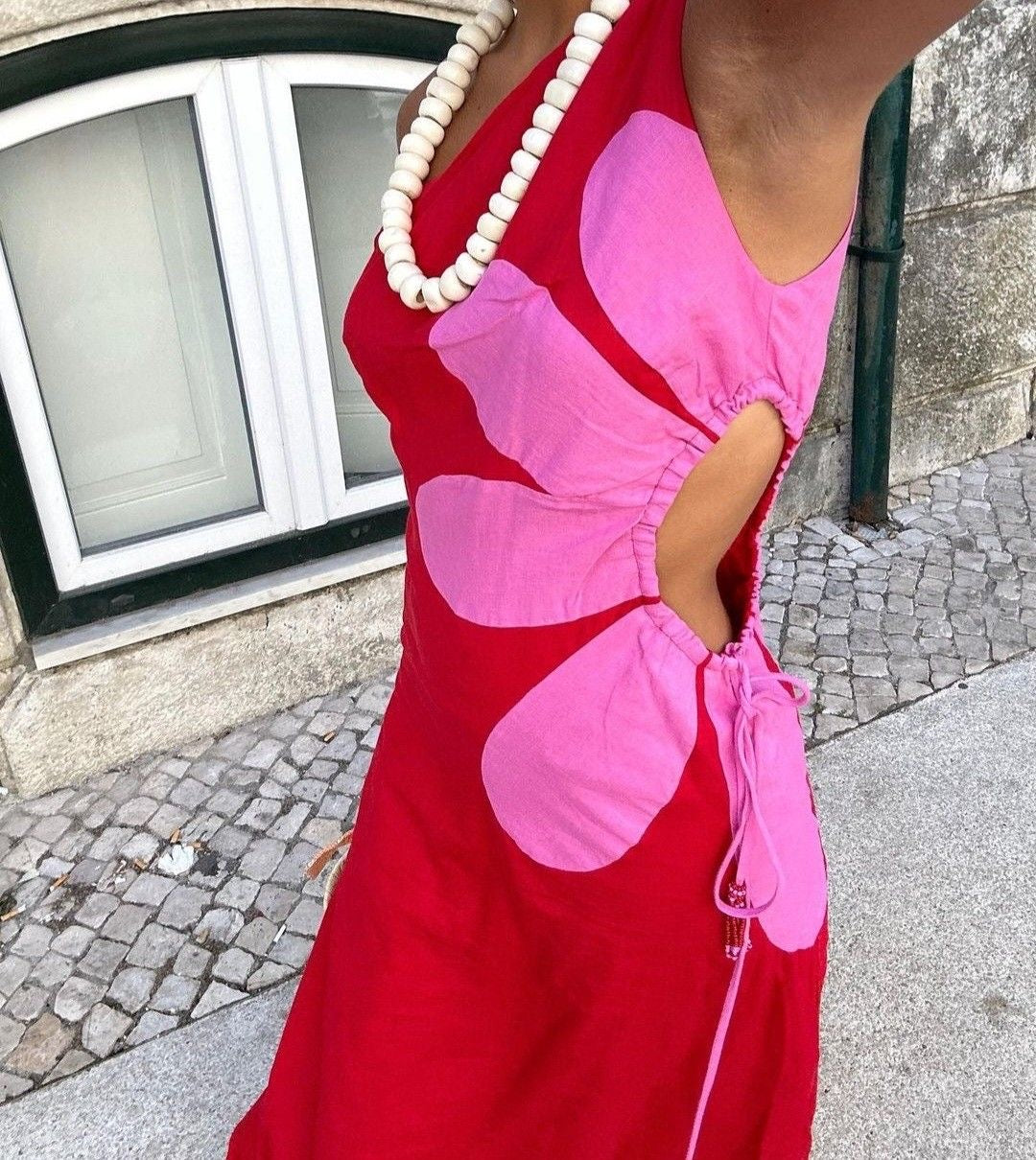 Mira™ - Röd Klänning Iraldia Dumeti